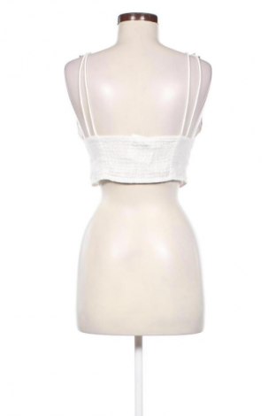 Damski top Bershka, Rozmiar L, Kolor Biały, Cena 66,39 zł