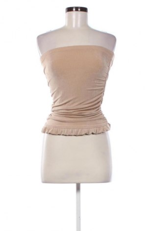 Top de femei SHEIN, Mărime XS, Culoare Bej, Preț 76,32 Lei