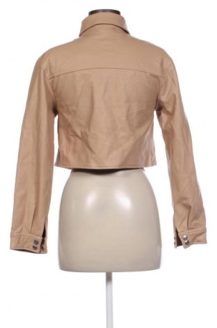 Geacă de piele pentru femei Calvin Klein Jeans, Mărime XS, Culoare Bej, Preț 474,99 Lei