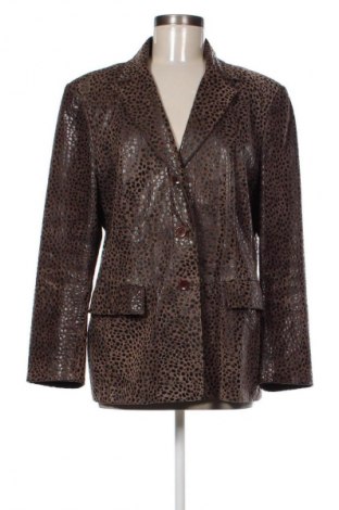 Γυναικείο δερμάτινο μπουφάν Gerry Weber, Μέγεθος XL, Χρώμα Πολύχρωμο, Τιμή 102,00 €