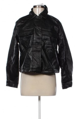 Női bőrdzseki H&M Divided, Méret S, Szín Fekete, Ár 15 669 Ft