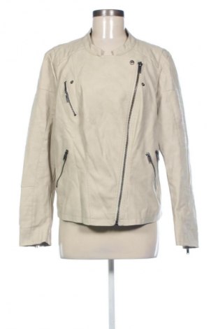 Damen Lederjacke ONLY Carmakoma, Größe XL, Farbe Beige, Preis € 20,97