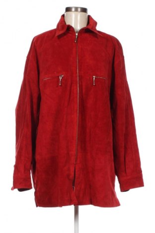 Γυναικείο δερμάτινο μπουφάν Unbranded, Μέγεθος XXL, Χρώμα Κόκκινο, Τιμή 62,99 €