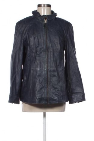 Damen Lederjacke Unbranded, Größe XL, Farbe Blau, Preis 66,99 €