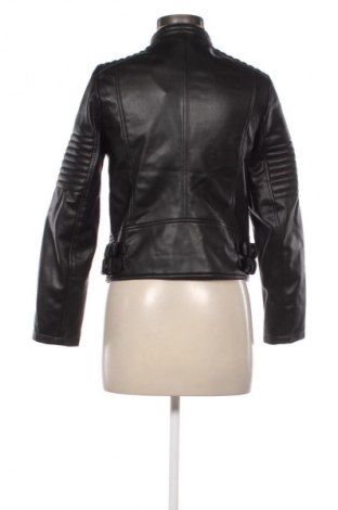 Geacă de piele pentru femei Zara, Mărime S, Culoare Negru, Preț 107,61 Lei