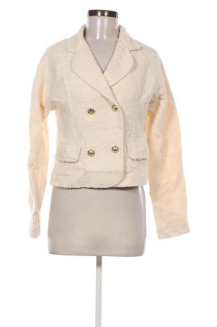 Damen Blazer Zara, Größe S, Farbe Ecru, Preis € 33,99