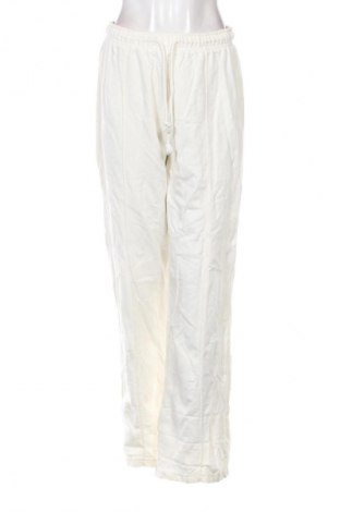 Pantaloni trening de femei Zara, Mărime M, Culoare Alb, Preț 72,03 Lei