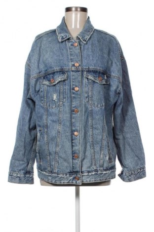 Дамско яке Bershka, Размер M, Цвят Син, Цена 39,14 лв.