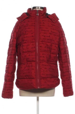 Дамско яке Desigual, Размер XL, Цвят Червен, Цена 174,99 лв.