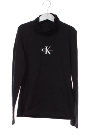 Gyerek blúz Calvin Klein Jeans, Méret 8-9y / 134-140 cm, Szín Fekete, Ár 12 839 Ft