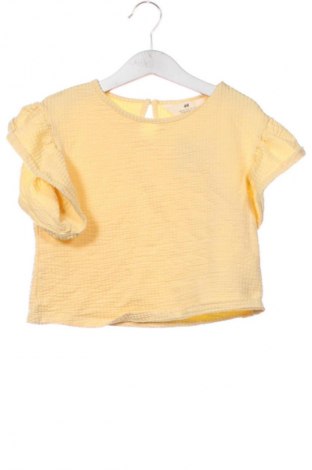 Bluză pentru copii H&M, Mărime 5-6y/ 116-122 cm, Culoare Galben, Preț 30,00 Lei