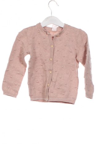 Detský kardigán H&M, Veľkosť 12-18m/ 80-86 cm, Farba Popolavo ružová, Cena  9,00 €