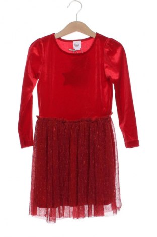 Kinderkleid Coolclub, Größe 4-5y/ 110-116 cm, Farbe Rot, Preis 26,99 €