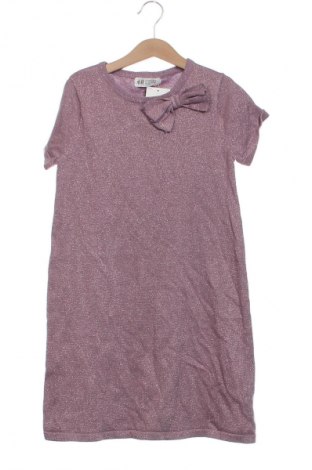 Детска рокля H&M, Размер 8-9y/ 134-140 см, Цвят Лилав, Цена 20,99 лв.