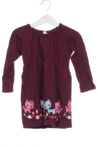 Dziecięca sukienka H&M, Rozmiar 18-24m/ 86-98 cm, Kolor Fioletowy, Cena 53,93 zł