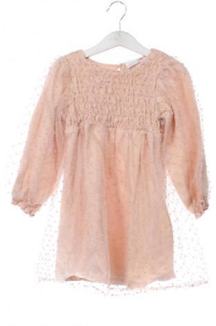 Dziecięca sukienka Zara, Rozmiar 3-4y/ 104-110 cm, Kolor Beżowy, Cena 45,98 zł