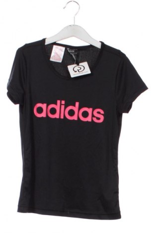 Детска тениска Adidas, Размер 9-10y/ 140-146 см, Цвят Черен, Цена 19,55 лв.