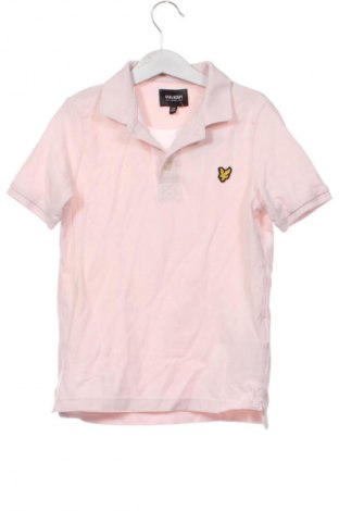 Dziecięcy T-shirt Lyle & Scott, Rozmiar 7-8y/ 128-134 cm, Kolor Różowy, Cena 45,98 zł