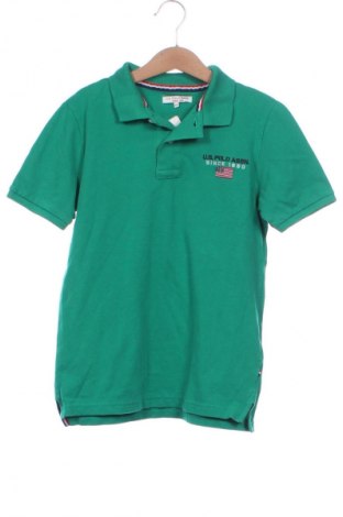 Παιδικό μπλουζάκι U.S. Polo Assn., Μέγεθος 9-10y/ 140-146 εκ., Χρώμα Πράσινο, Τιμή 15,35 €