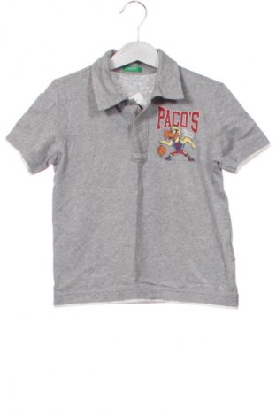Παιδικό μπλουζάκι United Colors Of Benetton, Μέγεθος 3-4y/ 104-110 εκ., Χρώμα Γκρί, Τιμή 8,00 €