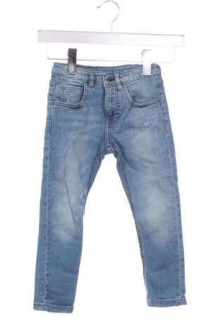 Детски дънки Zara, Размер 3-4y/ 104-110 см, Цвят Син, Цена 17,86 лв.