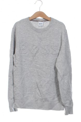 Kinderpullover BOSS, Größe 11-12y/ 152-158 cm, Farbe Grau, Preis 35,99 €