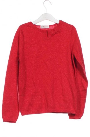 Pulover pentru copii H&M, Mărime 8-9y/ 134-140 cm, Culoare Roșu, Preț 44,64 Lei