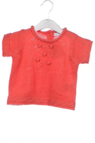 Kinderpullover Vertbaudet, Größe 6-9m/ 68-74 cm, Farbe Orange, Preis 9,00 €