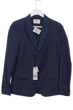 Kindersakko Zara, Größe 12-13y/ 158-164 cm, Farbe Blau, Preis 12,99 €