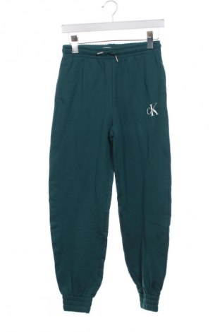 Kinder Sporthose Calvin Klein Jeans, Größe 10-11y/ 146-152 cm, Farbe Grün, Preis 43,99 €