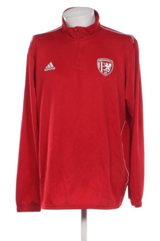 Ανδρική μπλούζα Adidas, Μέγεθος XXL, Χρώμα Κόκκινο, Τιμή 26,99 €