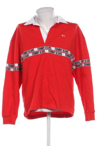 Ανδρική μπλούζα Tommy Jeans, Μέγεθος XL, Χρώμα Κόκκινο, Τιμή 30,99 €