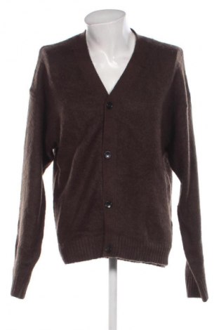 Herren Strickjacke Jack & Jones, Größe L, Farbe Braun, Preis € 21,00