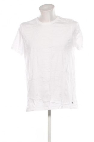 Herren Shirt Calvin Klein, Größe L, Farbe Weiß, Preis 11,99 €