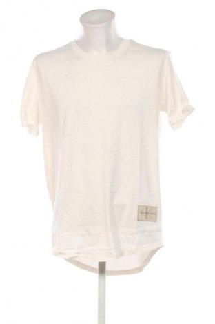 Ανδρικό t-shirt Calvin Klein Jeans, Μέγεθος XL, Χρώμα Εκρού, Τιμή 35,99 €