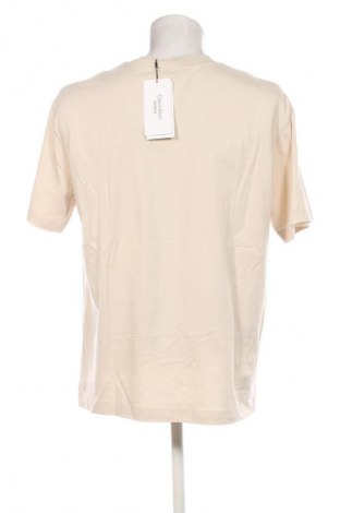 Herren T-Shirt Calvin Klein Jeans, Größe L, Farbe Beige, Preis 32,99 €