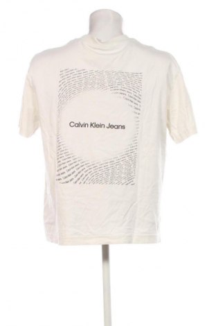 Ανδρικό t-shirt Calvin Klein Jeans, Μέγεθος L, Χρώμα Εκρού, Τιμή 50,99 €