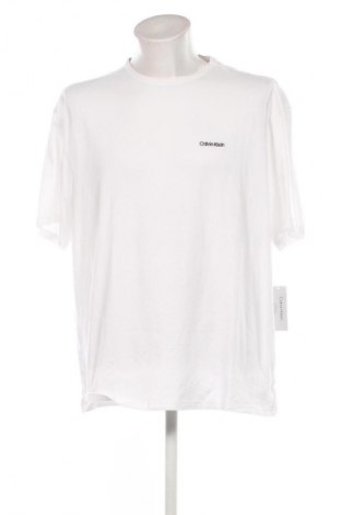 Męski T-shirt Calvin Klein Jeans, Rozmiar XL, Kolor Biały, Cena 209,99 zł