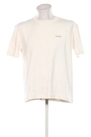 Ανδρικό t-shirt Calvin Klein Jeans, Μέγεθος L, Χρώμα Εκρού, Τιμή 53,99 €