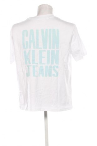 Herren T-Shirt Calvin Klein Jeans, Größe L, Farbe Weiß, Preis € 33,99