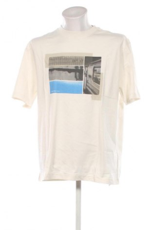 Tricou de bărbați Calvin Klein Jeans, Mărime M, Culoare Alb, Preț 93,99 Lei