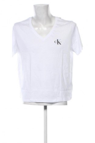 Мъжка тениска Calvin Klein Jeans, Размер XL, Цвят Бял, Цена 82,99 лв.