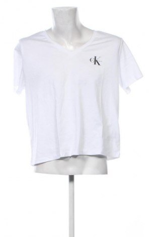 Tricou de bărbați Calvin Klein Jeans, Mărime XL, Culoare Alb, Preț 198,99 Lei