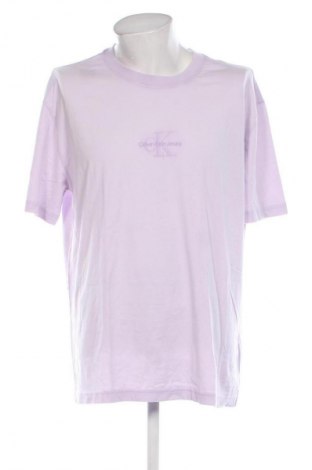 Tricou de bărbați Calvin Klein Jeans, Mărime XL, Culoare Mov, Preț 276,99 Lei