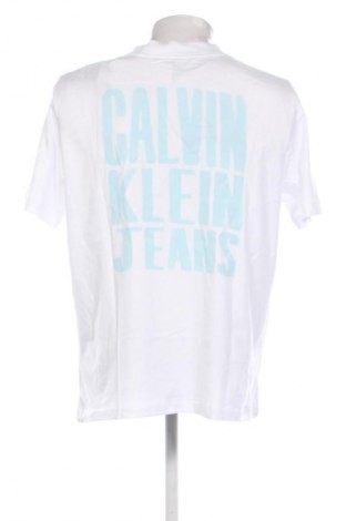 Ανδρικό t-shirt Calvin Klein Jeans, Μέγεθος L, Χρώμα Λευκό, Τιμή 34,99 €