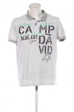 Ανδρικό t-shirt Camp David, Μέγεθος XL, Χρώμα Γκρί, Τιμή 17,99 €