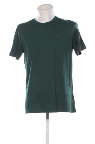 Męski T-shirt Hollister, Rozmiar L, Kolor Zielony, Cena 89,99 zł