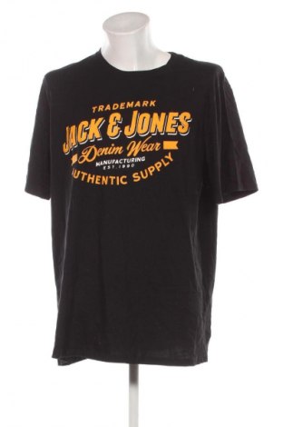 Herren T-Shirt Jack & Jones, Größe XXL, Farbe Schwarz, Preis € 9,99