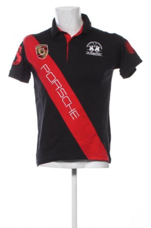 Herren T-Shirt La Martina, Größe L, Farbe Schwarz, Preis € 28,00