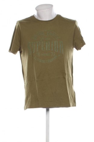 Herren T-Shirt Livergy, Größe L, Farbe Grün, Preis € 10,00